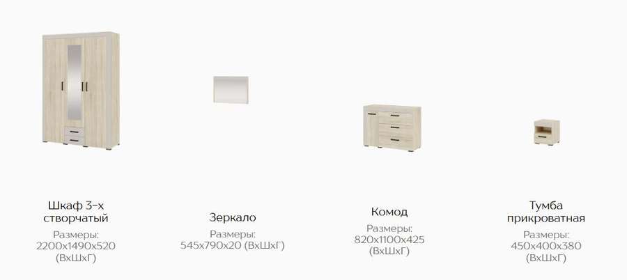 Спальный гарнитур «АДЕЛЬ» (ТЭКС) в Нижнем Новгороде фото №14