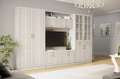 Гостиная «Апполия» Модульная Анкор Светлый/Сандал Белый (Тэкс) None