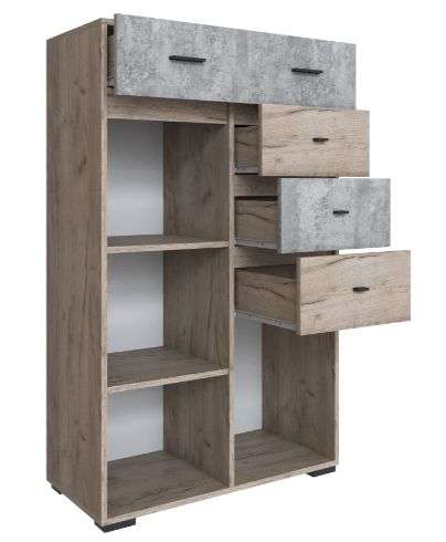 Гостиная модульная «Дублин» Дуб Крафт Серый/ Цемент (Тэкс) в Нижнем Новгороде фото №4