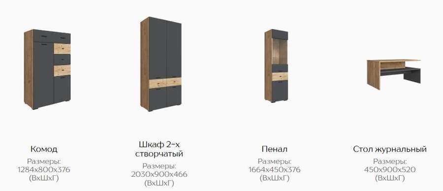 Гостиная модульная «Дублин» (Тэкс) Набор-2 в Нижнем Новгороде фото №3