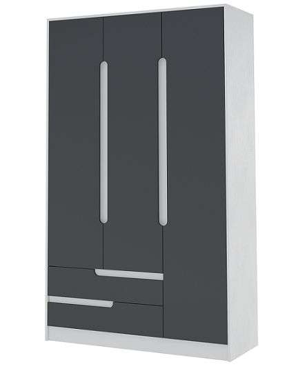 Спальный гарнитур «ГАВАНА» Модульный Белый/ Графит (Тэкс) в Нижнем Новгороде фото №10