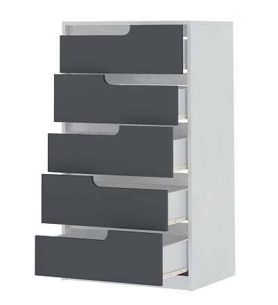 Спальный гарнитур «ГАВАНА» Модульный Белый/ Графит (Тэкс) в Нижнем Новгороде фото №9