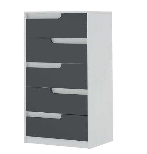 Спальный гарнитур «ГАВАНА» Модульный Белый/ Графит (Тэкс) в Нижнем Новгороде фото №8