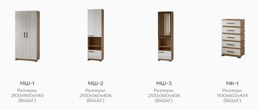 Гостиная модульная «Модена» комплектация 3 (Домани) в Нижнем Новгороде фото №6