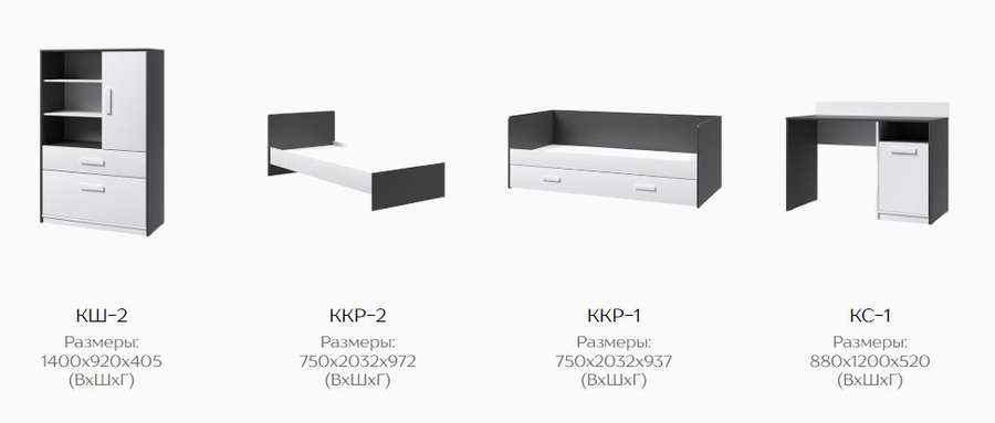 Детская «Кэнди» модульная Набор 3 (Домани) в Нижнем Новгороде фото №4