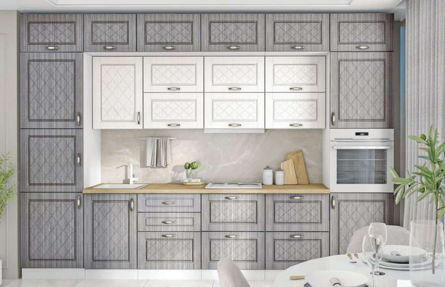 Кухня «РОМБ» вариант-6 (3,5м) Модульная (Диал) в Нижнем Новгороде фото №1