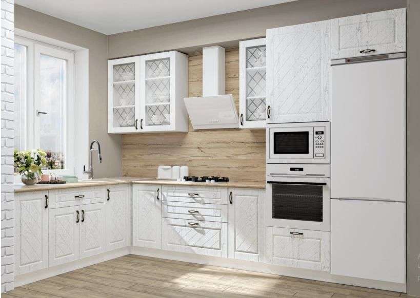 Кухня «РОМБ» вариант-9 (2200х3400мм) Модульная в Нижнем Новгороде фото №1