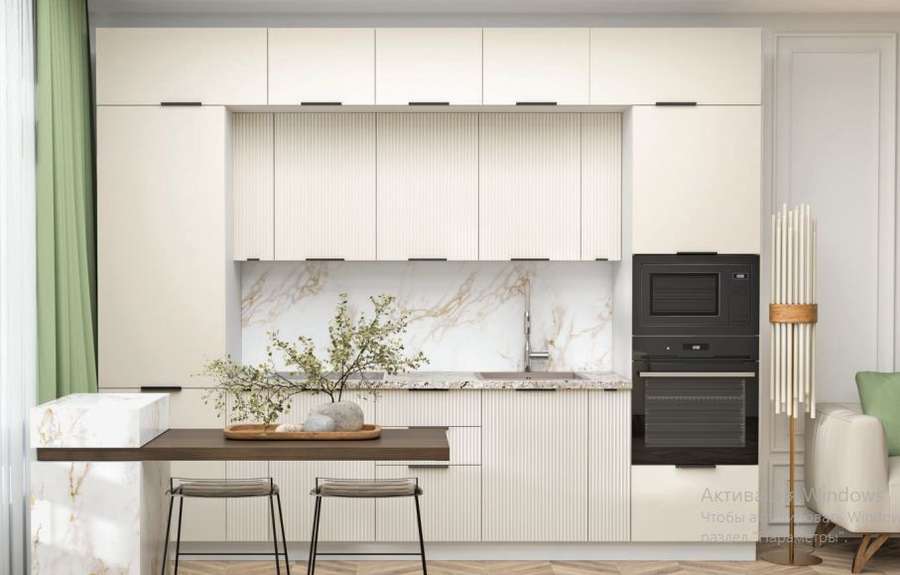 Кухня «ЭКО Волна» Набор 3,1м Модульная (Диал) в Нижнем Новгороде фото №1
