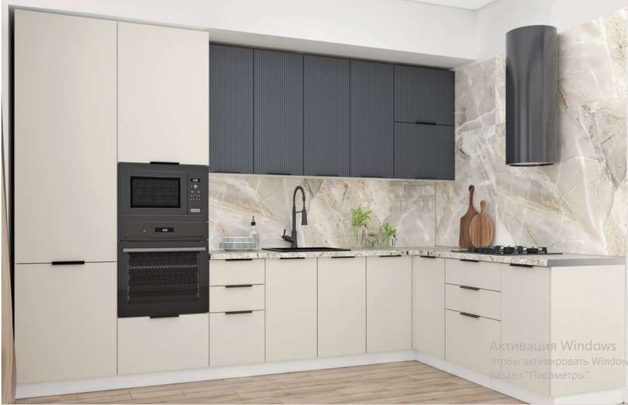 Кухня «ЭКО Волна» Набор 3400х2016мм, Модульная (Диал) в Нижнем Новгороде фото №1