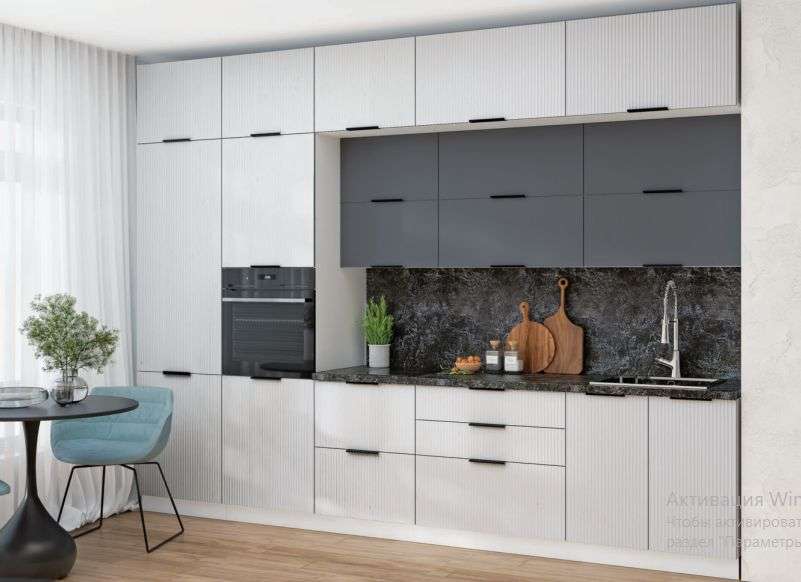 Кухня «ЭКО Волна» Набор 3,4м Модульная (Диал) в Нижнем Новгороде фото №1