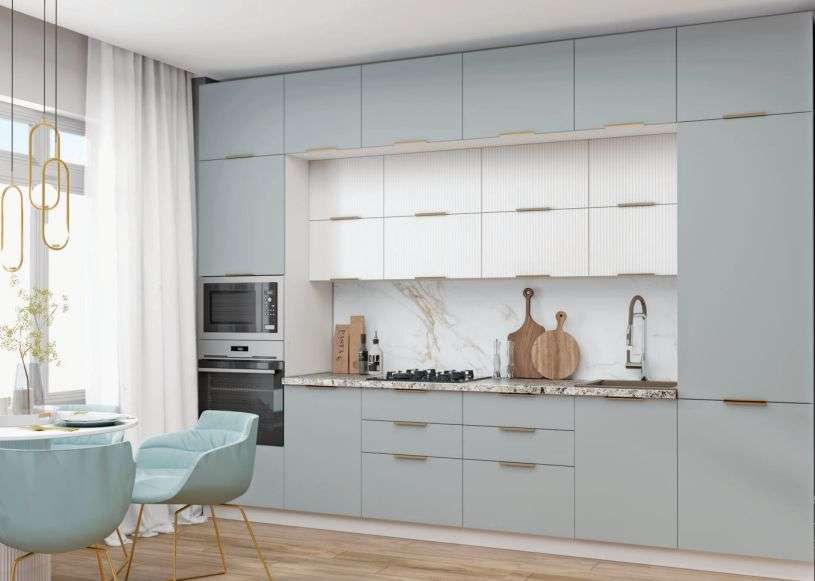 Кухня «ЭКО Волна» Набор 3400 мм, Модульная (Диал) в Нижнем Новгороде фото №1