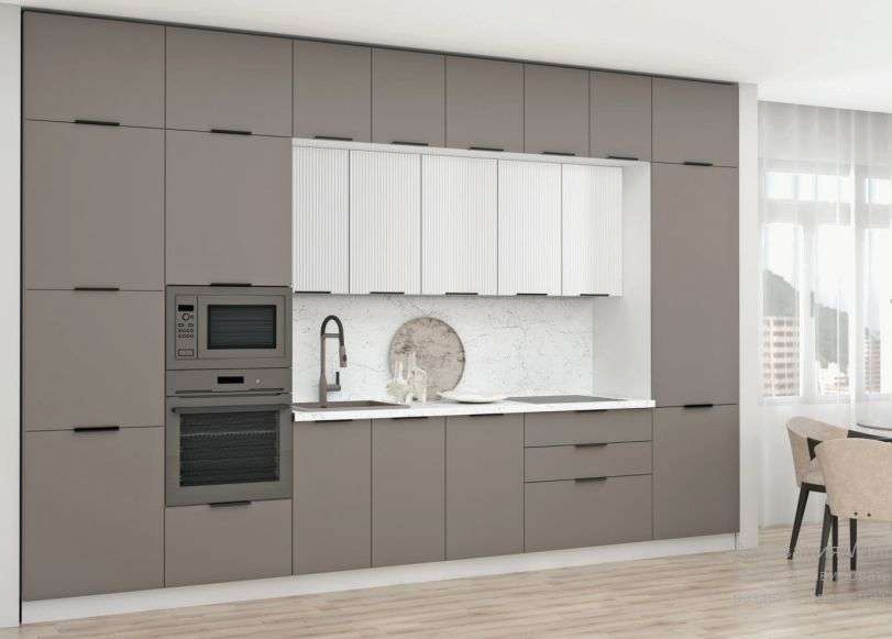 Кухня «ЭКО Волна» Набор 3850мм, Модульная (Диал) в Нижнем Новгороде фото №1