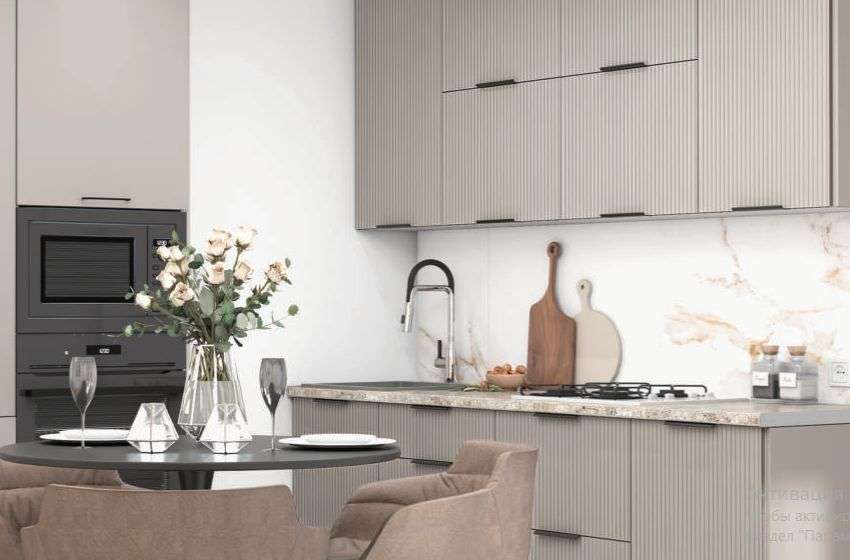 Кухня «ЭКО Волна» Набор 1232 и 2216мм, Модульная (Диал) в Нижнем Новгороде фото №2