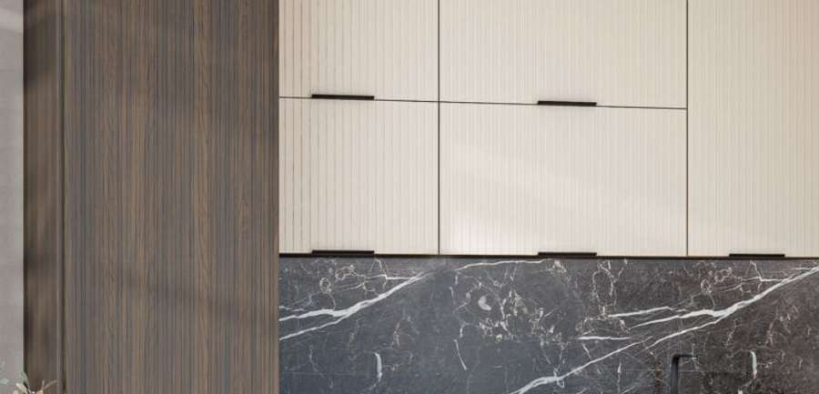 Кухня «ЭКО ПОЛОСЫ» Набор 2800х2400мм Модульная (Диал) в Нижнем Новгороде фото №2