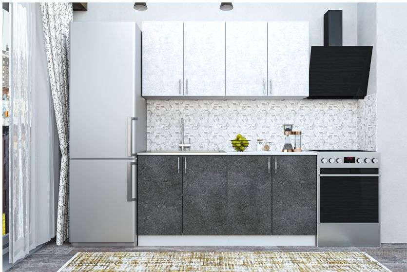 Кухня «ЭКО» 1,6м Модульная (Диал) в Нижнем Новгороде фото №1