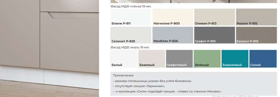Кухня «СИТИ» вариант 6 модульная (Диал) в Нижнем Новгороде фото №10