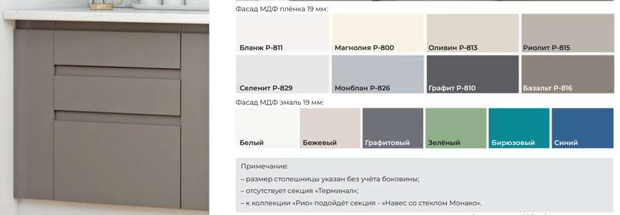Кухня «РИО» вариант-4, 2200х2400 мм, Модульная (Диал) в Нижнем Новгороде фото №9