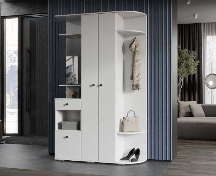 Прихожая «ВИЗА» Цвет Белый в Нижнем Новгороде фото №1