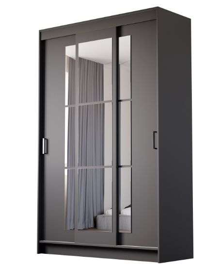 Шкаф-купе «Бруно 2» Графит (Эра) в Нижнем Новгороде фото №2