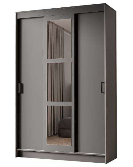 Шкаф-купе «Бруно 6» Графит (Эра) в Нижнем Новгороде фото №2