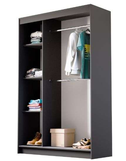 Шкаф-купе «Бруно 4» Графит (Эра) в Нижнем Новгороде фото №3