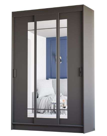 Шкаф-купе «Бруно 4» Графит (Эра) в Нижнем Новгороде фото №2