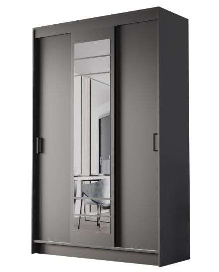 Шкаф-купе «Бруно 3» Графит (Эра) в Нижнем Новгороде фото №2