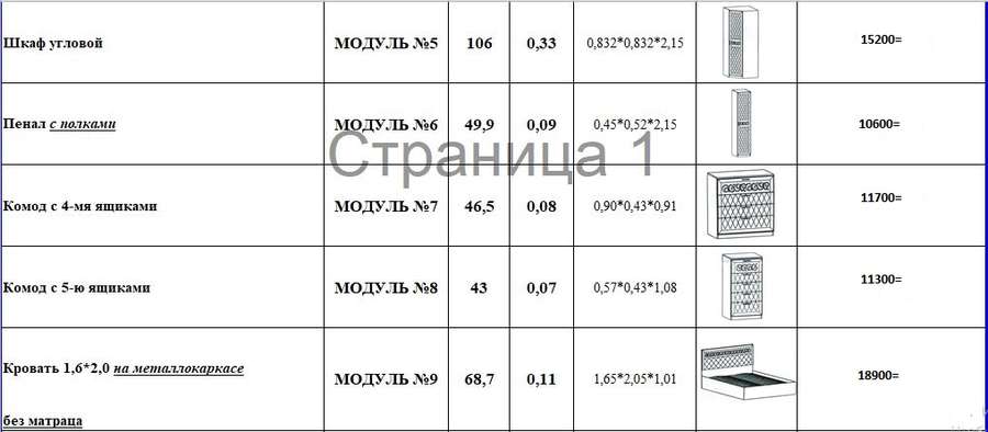 Прихожая «Париж» модульная комплект 2 (Террикон) в Нижнем Новгороде фото №10