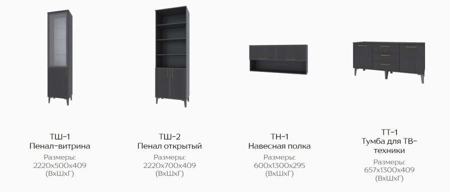 Гостиная «Толедо» Набор-2 Модульная (Тэкс) в Нижнем Новгороде фото №4