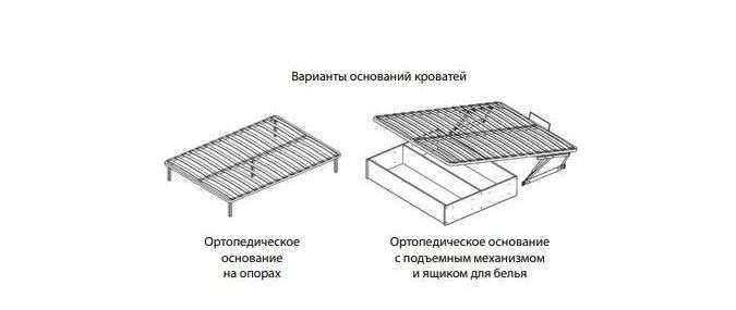 Кровать «Нега» чеыре размера, 11 цветовых решений (Домани) в Нижнем Новгороде фото №6